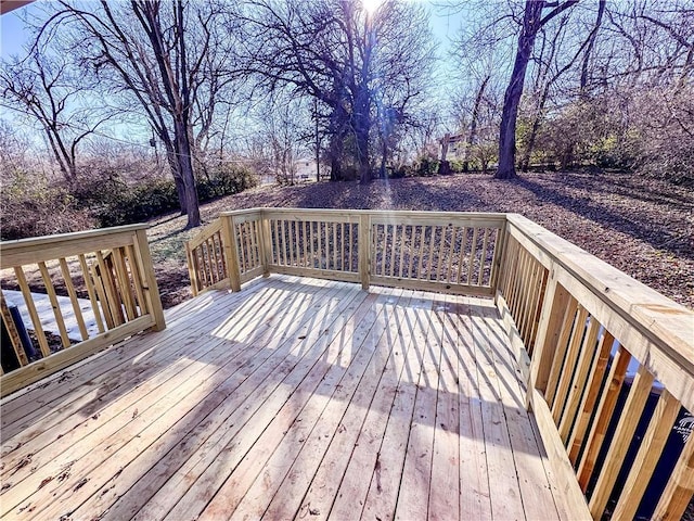 view of deck