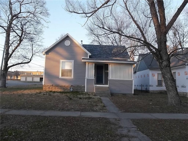 view of bungalow-style house