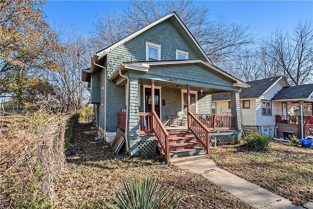 bungalow with a porch