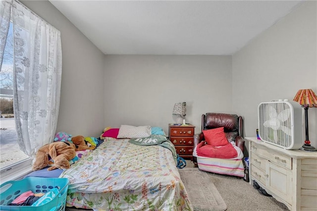 bedroom with carpet flooring