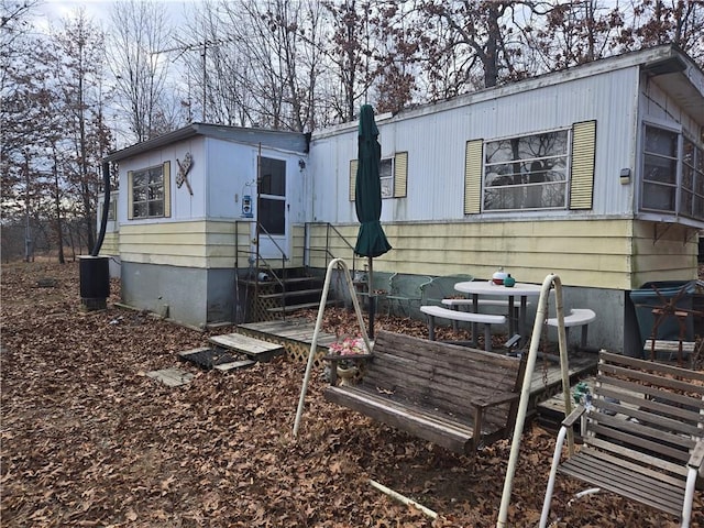 view of rear view of house