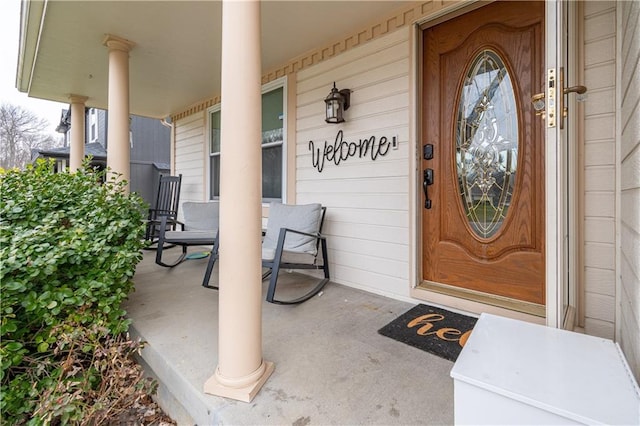 view of entrance to property