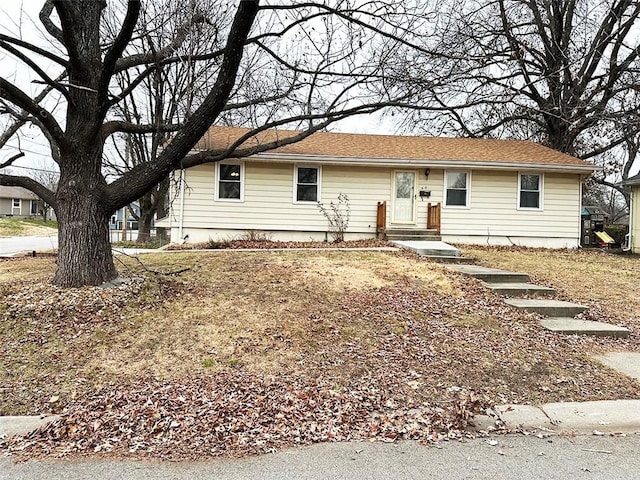 view of ranch-style house