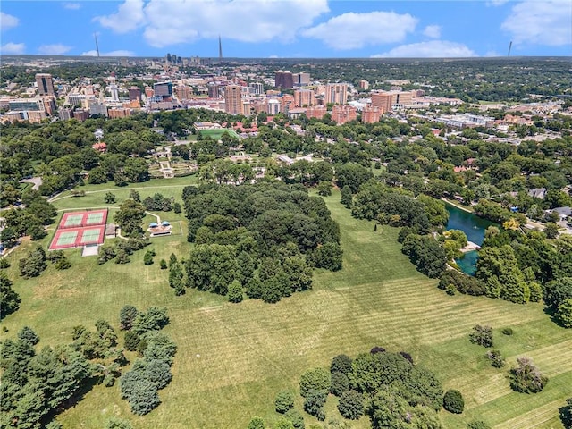 821 W 54th Ter, Kansas City, MO 64112 - view of urban area featuring a tree filled landscape and a nearby body of water