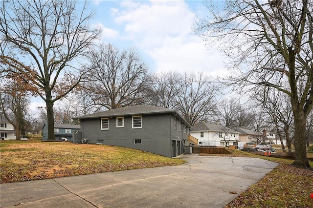 view of side of property