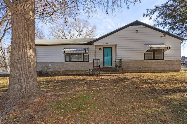 view of ranch-style home