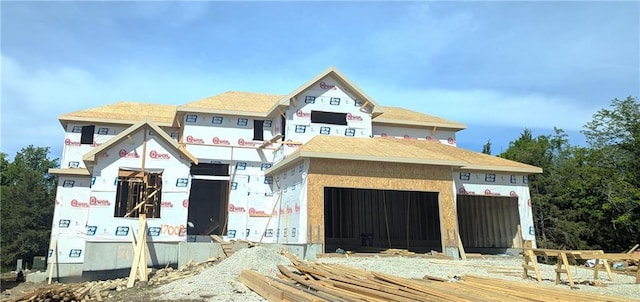 property under construction featuring a garage