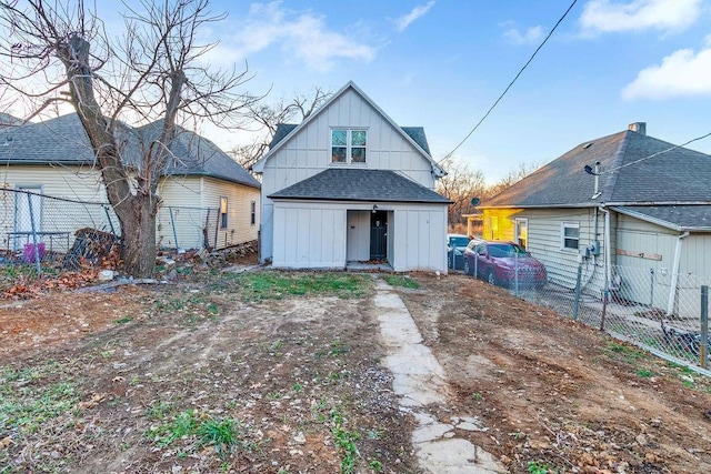 view of back of property