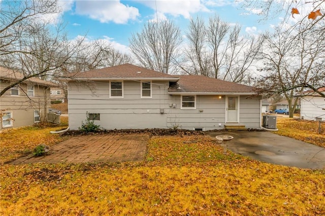 view of back of property