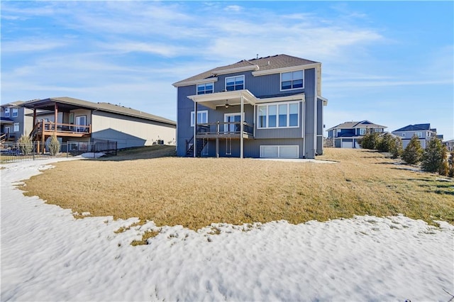 view of rear view of house