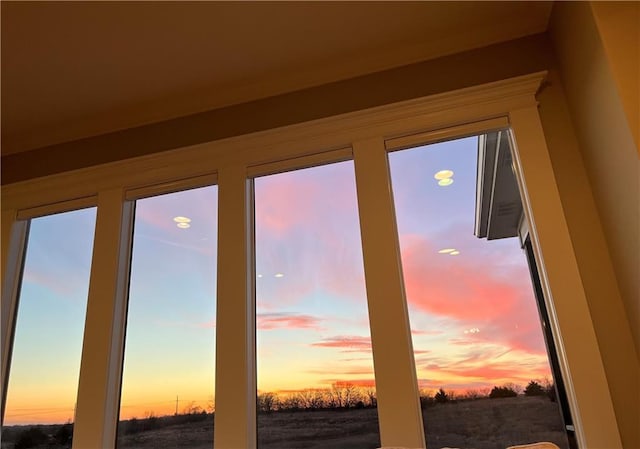 room details with a rural view