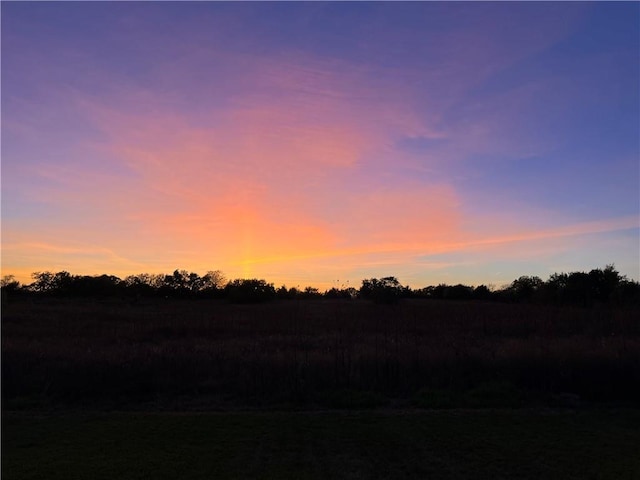 view of nature at dusk