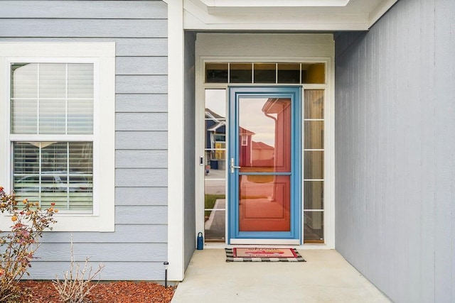 view of property entrance