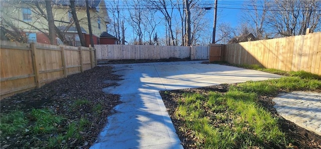 view of yard featuring a patio area