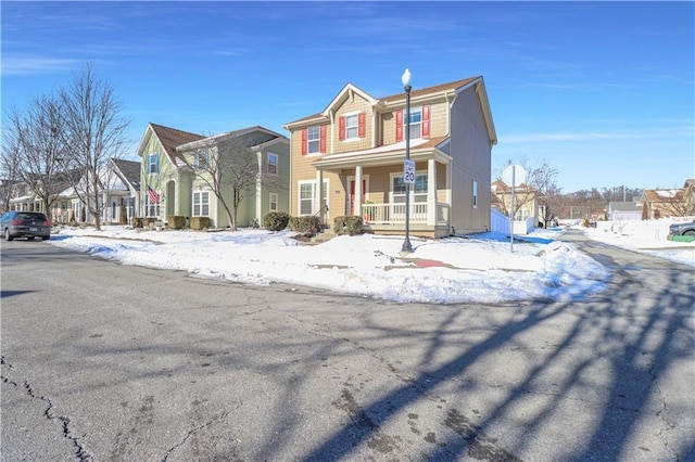 view of front of house with a porch