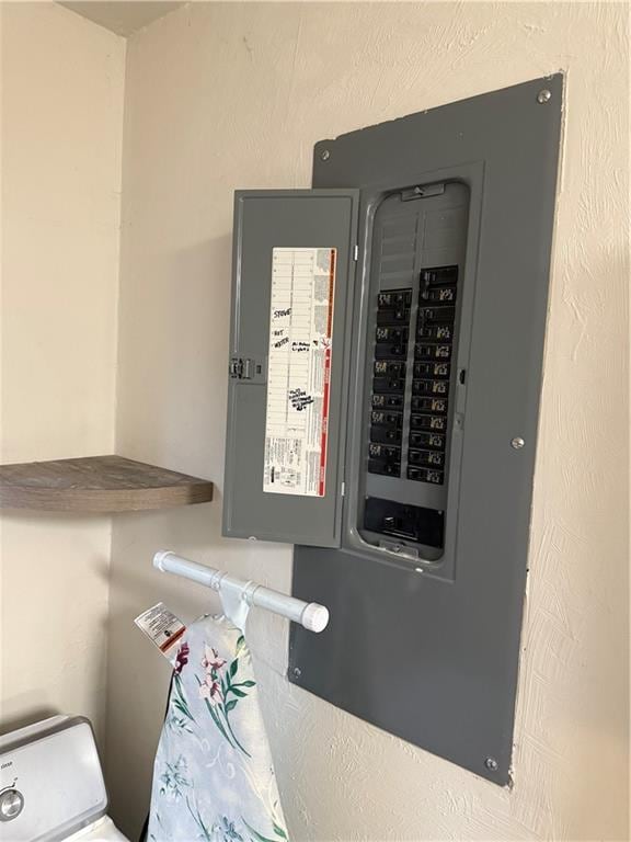 utility room with electric panel