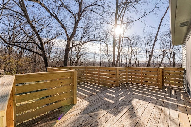 view of deck