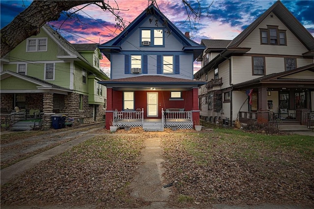 victorian home with covered porch