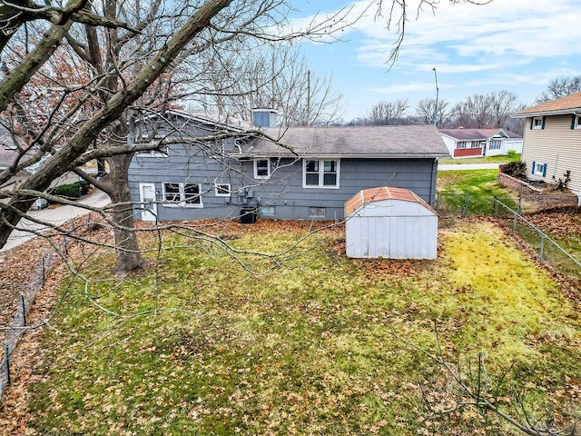 view of rear view of property