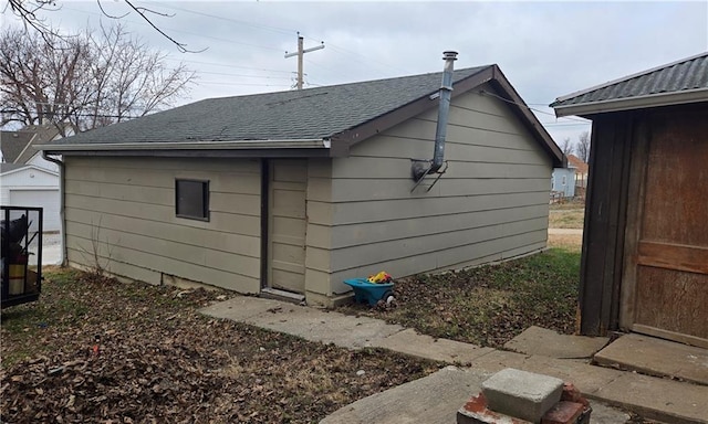 view of outbuilding