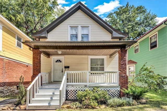 bungalow with a porch