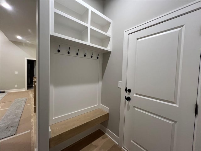 view of mudroom