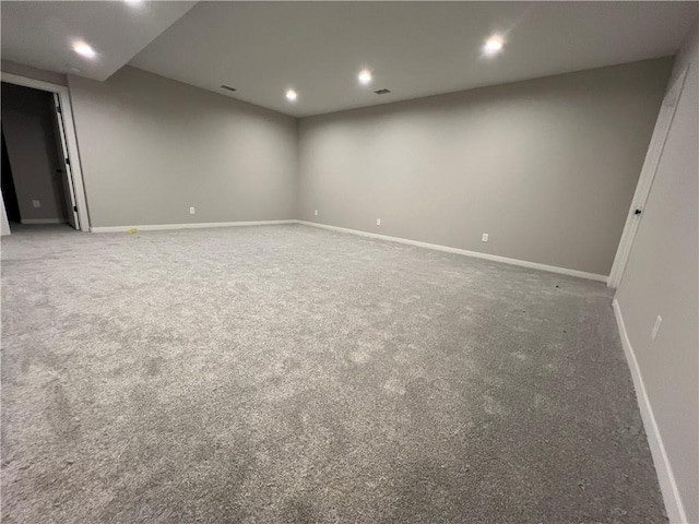 spare room with carpet