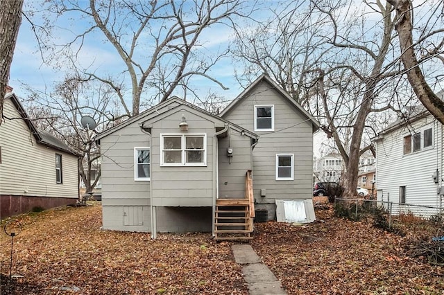 view of back of property