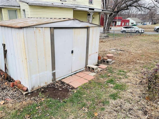 view of outdoor structure