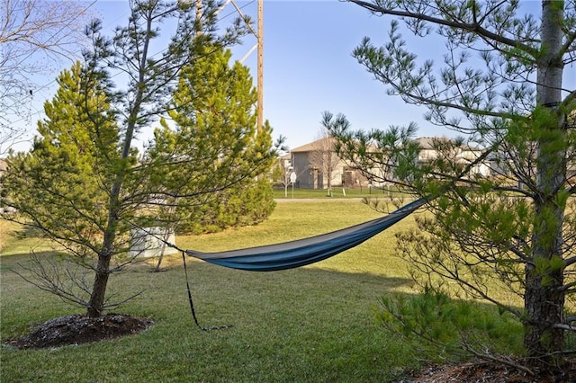 view of home's community featuring a yard