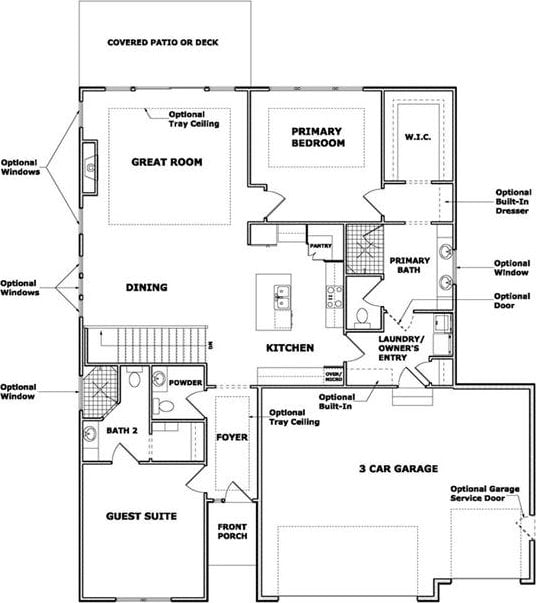 1708 SW Arbormist Dr, Lees Summit, MO 64082 - view of home floor plan