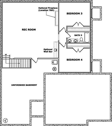 1708 SW Arbormist Dr, Lees Summit, MO 64082 - view of floor plan / room layout