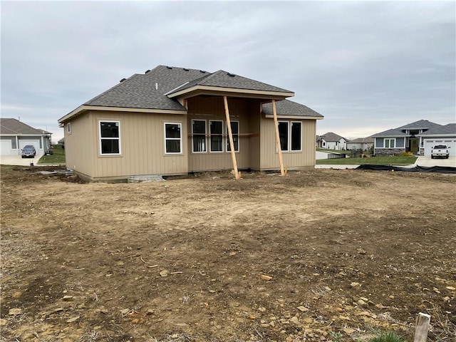 view of rear view of property