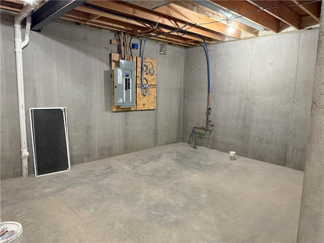 9301 SW Leviathan Ct, Lees Summit, MO 64064 - unfinished basement with electric panel