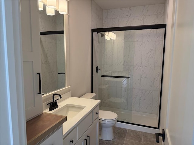 9301 SW Leviathan Ct, Lees Summit, MO 64064 - bathroom featuring vanity and a shower stall