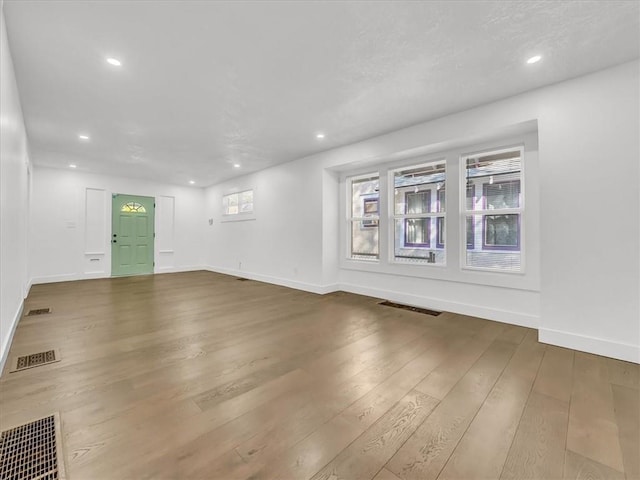 interior space featuring hardwood / wood-style flooring