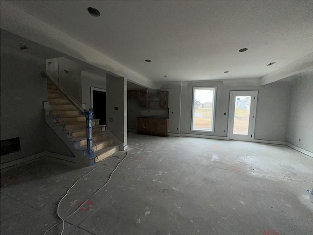 view of unfurnished living room