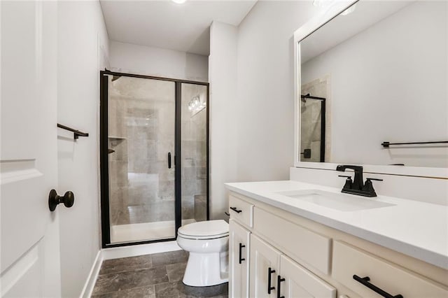 7050 NW Yulich Ct, Parkville, MO 64152 - bathroom featuring vanity and a shower stall
