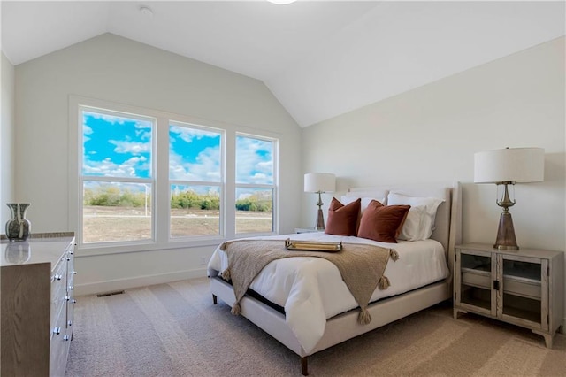 4218 W 158th Ter, Overland Park, KS 66224 - bedroom featuring lofted ceiling and light carpet