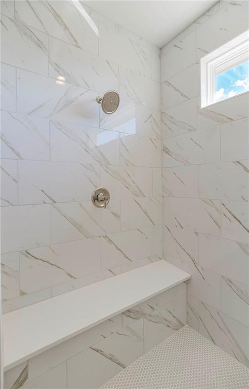 4218 W 158th Ter, Overland Park, KS 66224 - bathroom with tiled shower
