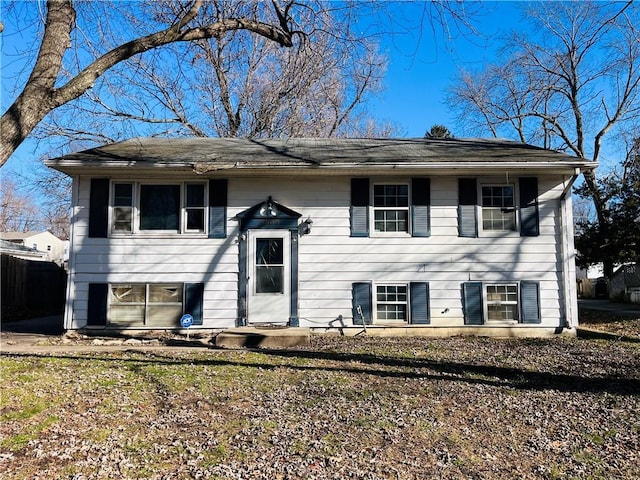 view of bi-level home