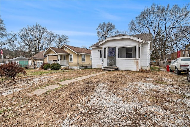 view of front of property