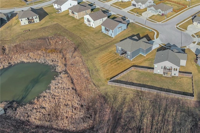 bird's eye view featuring a residential view