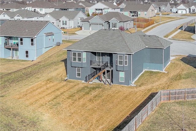 drone / aerial view featuring a residential view