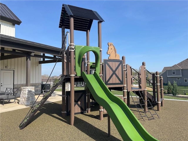 view of communal playground