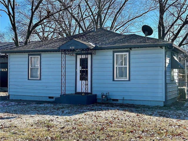 view of front of property