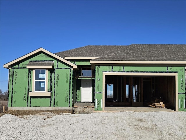 view of property in mid-construction