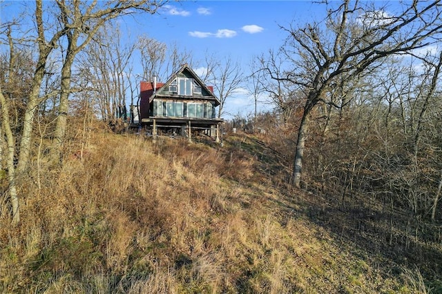 view of rear view of house