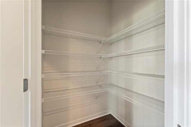 view of pantry