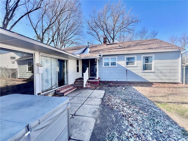 view of rear view of house